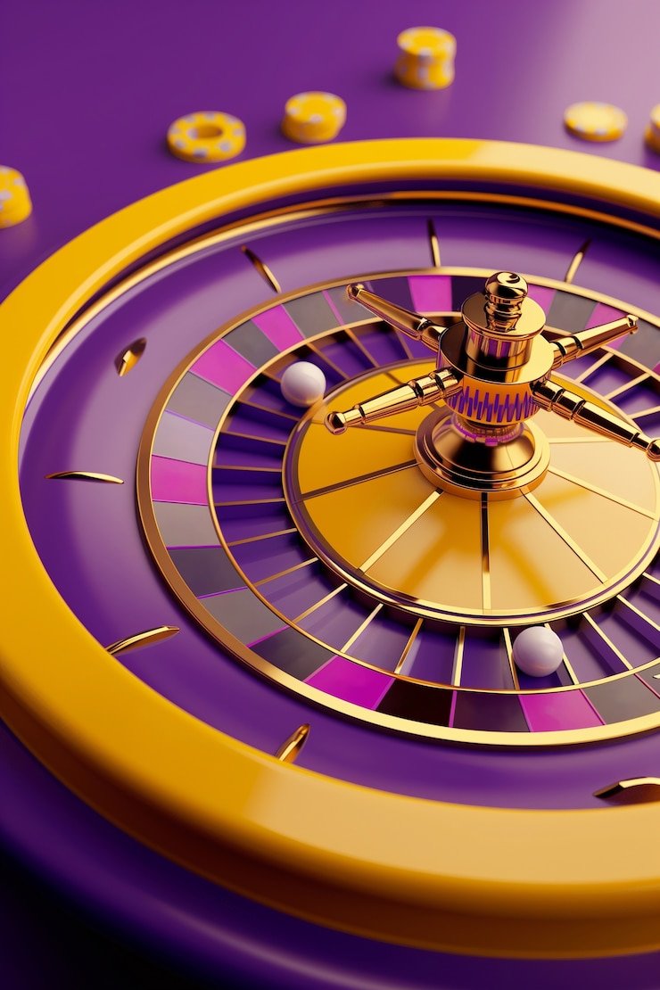 Roda roulette langsung dengan kamera close-up
